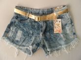 Short com cinto